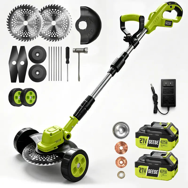🌿55% OFF TODAY⚡ 3-in-1 Cordless Grass Trimmer with 2 Batteries