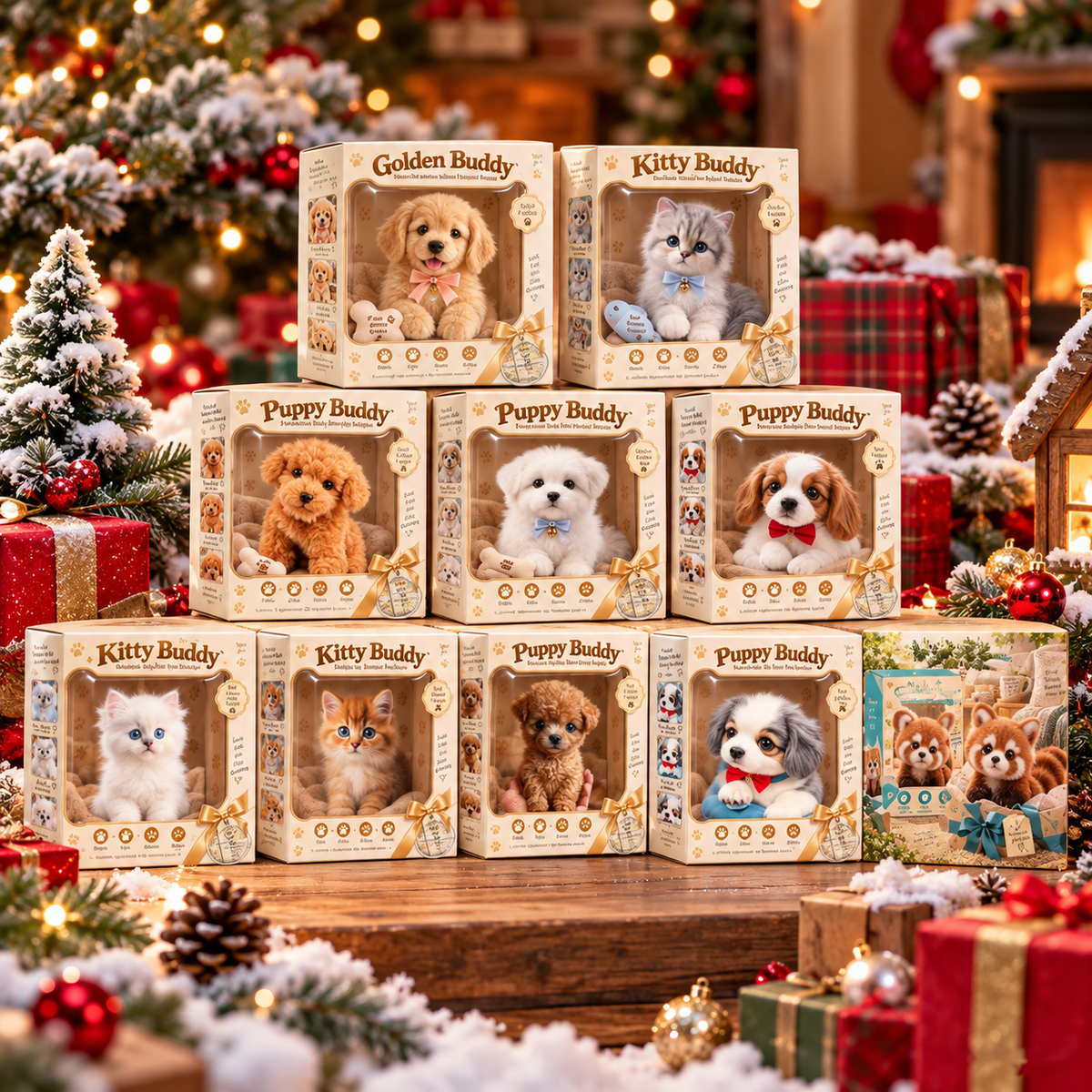 🎄49% OFF🐕🐾 Golden Buddy™ Realistic Robot Golden Retriever Puppy