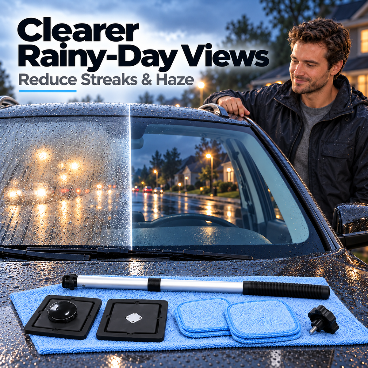 ๐โจ Dual-Sided Magnetic Windshield Cleaner โ Clean Both Sides at Once