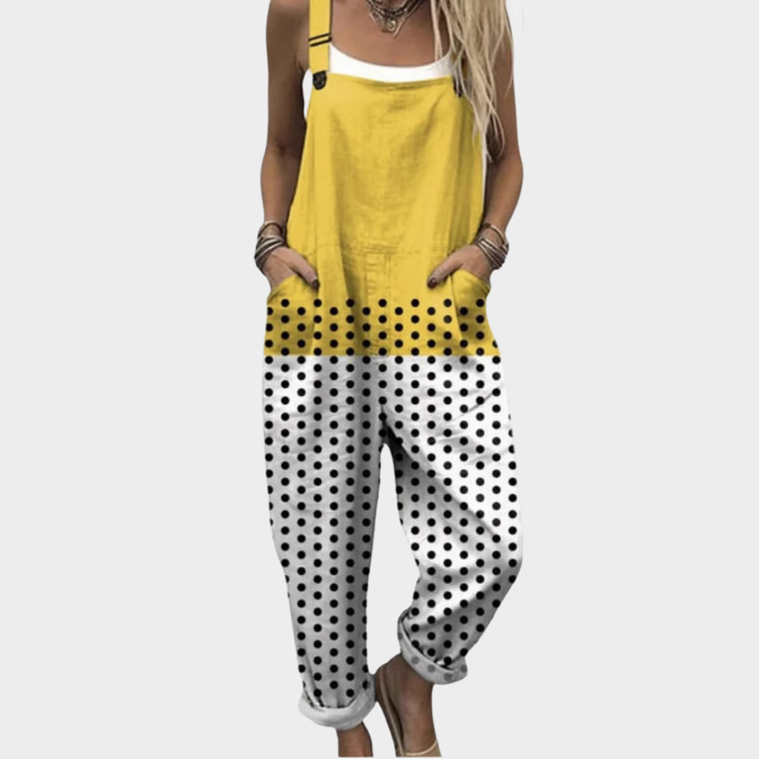 Comfortable Printed Overall
