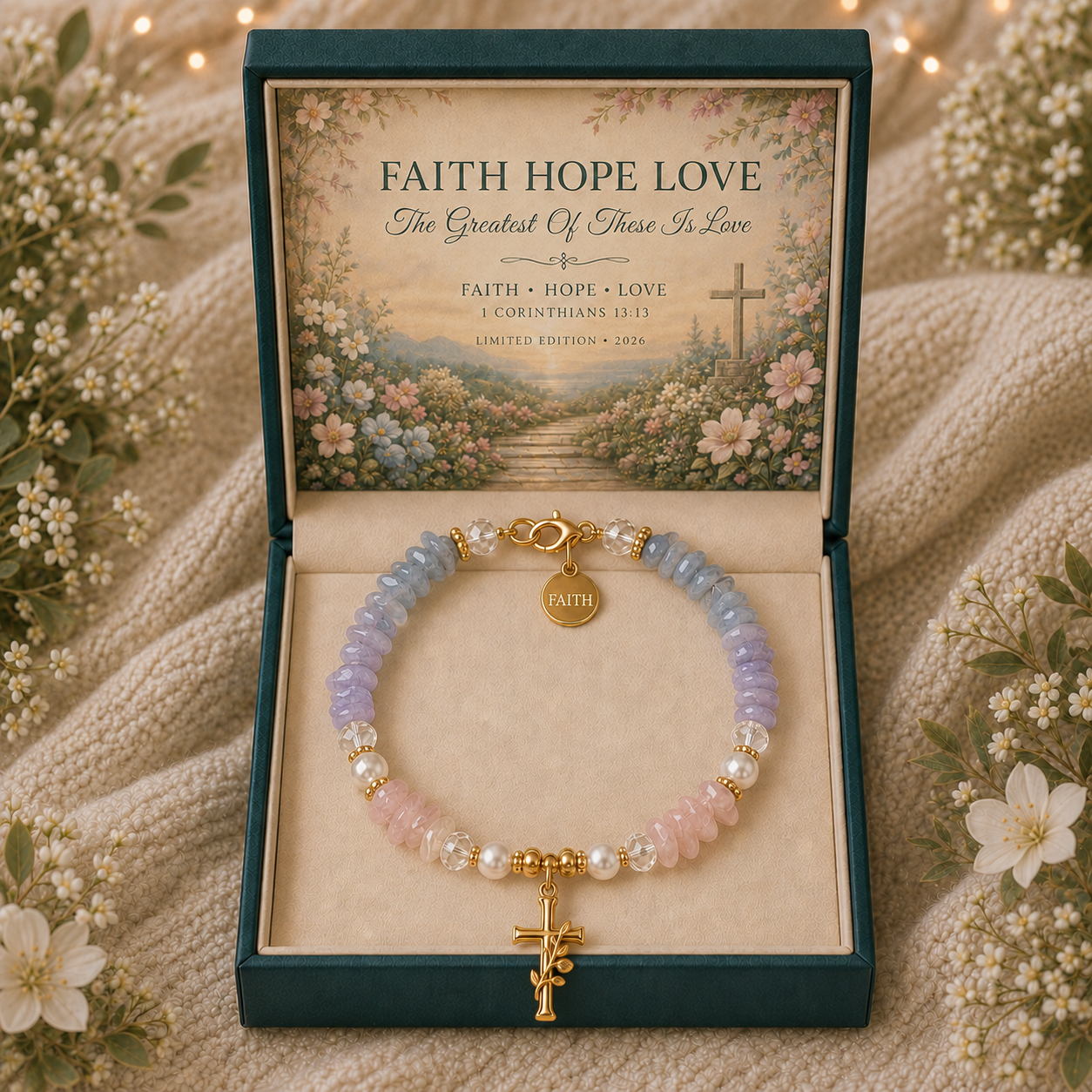 ✈️Last Day 50% OFF✨🎅 2026 Christmas Gift 50% Off--✝️ Scripture Faith Bracelet Collection