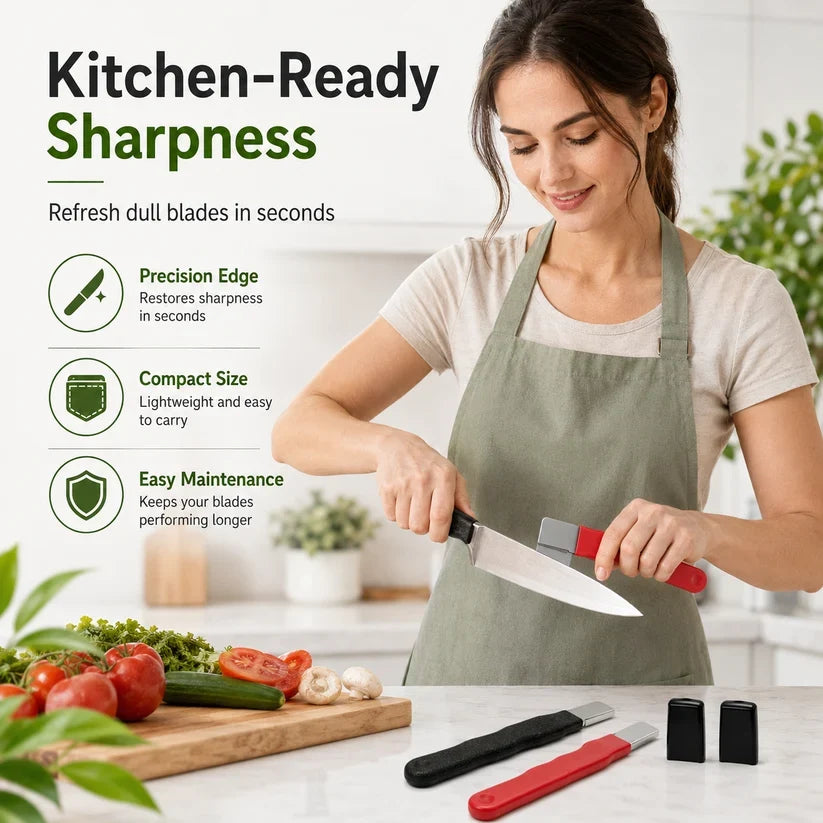 🔥LAST DAY 50% OFF -2 Count Professional Kitchen Knife Sharpener