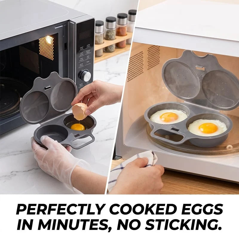 ⚡ Microwave Egg Poacher – Perfect Eggs in Minutes