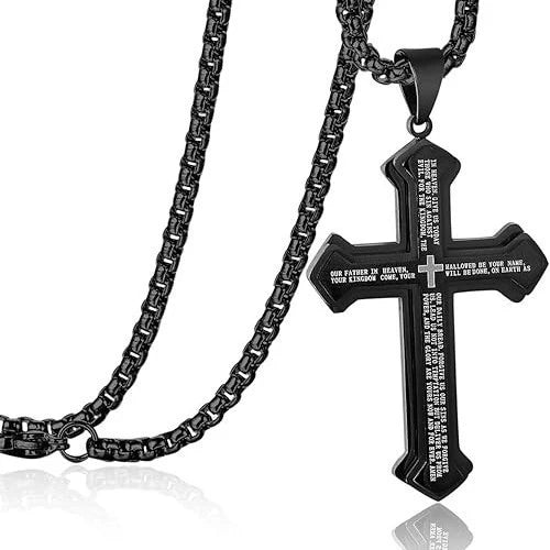✝️Last Day 50% OFF🔥 Lord's Prayer Cross Necklace