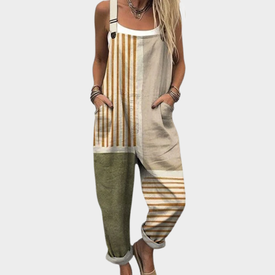 Comfortable Printed Overall