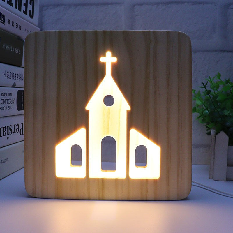 ✈️Last Day 50% OFF✨Wooden Cross Lamp