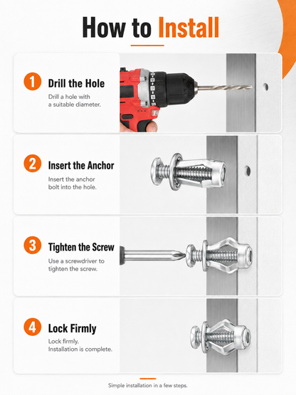✈️Last Day 50% OFF%🔧Hollow Wall Expansion Anchor Screw Set