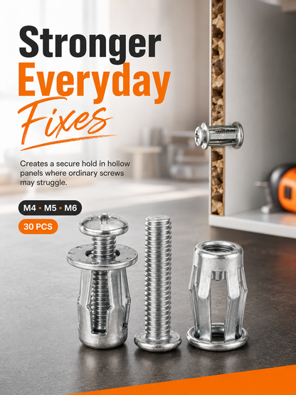 ✈️Last Day 50% OFF%🔧Hollow Wall Expansion Anchor Screw Set