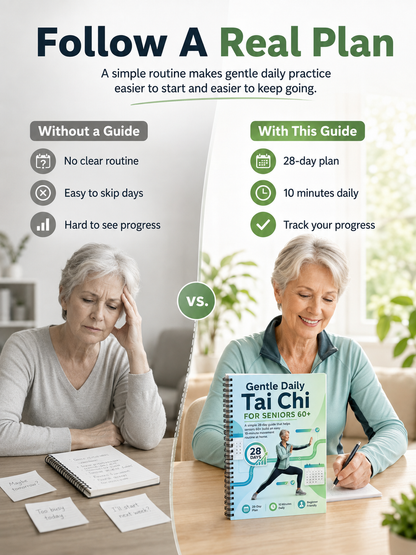 ✈️Last Day 50% OFF✨📅Tai Chi for Seniors 60+ Practice Guide