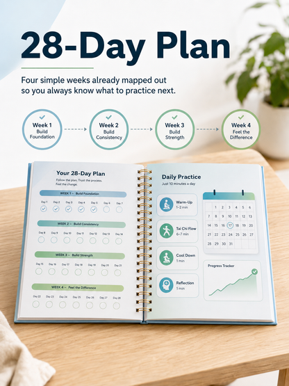 ✈️Last Day 50% OFF✨📅Tai Chi for Seniors 60+ Practice Guide