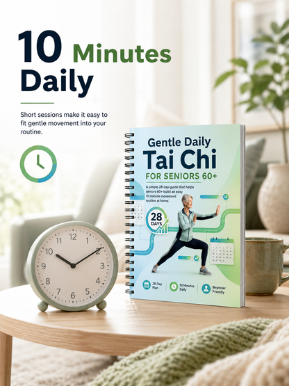 ✈️Last Day 50% OFF✨📅Tai Chi for Seniors 60+ Practice Guide