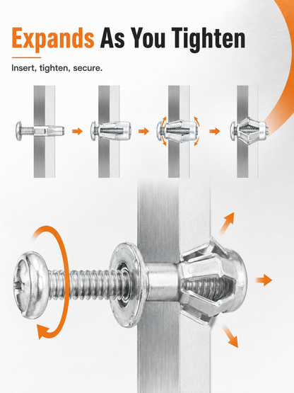 ✈️Last Day 50% OFF%🔧Hollow Wall Expansion Anchor Screw Set