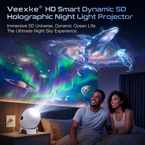 Veexke® 5D Galaxy Ocean Projector