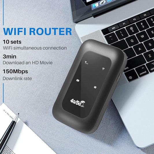 Portable 5G WiFi Router – High-Speed Mobile Wireless Internet Hotspot