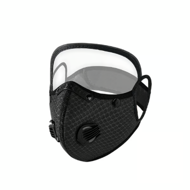 Breathing Valve Face Mask  Black