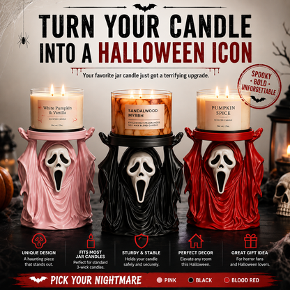 🌎Ends Today: 70% OFF!🔥👻 Ghost Candle Holder for Spooky Home Decor