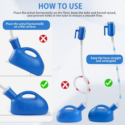 🚨Portable Urinal Bottle,With funnel (Unisex)suitable for various emergency situations