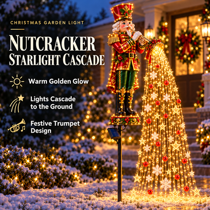 🎄50% OFF & Free Shipping🔥Christmas Starlight Cascade – Solar LED Garden Stake Lights