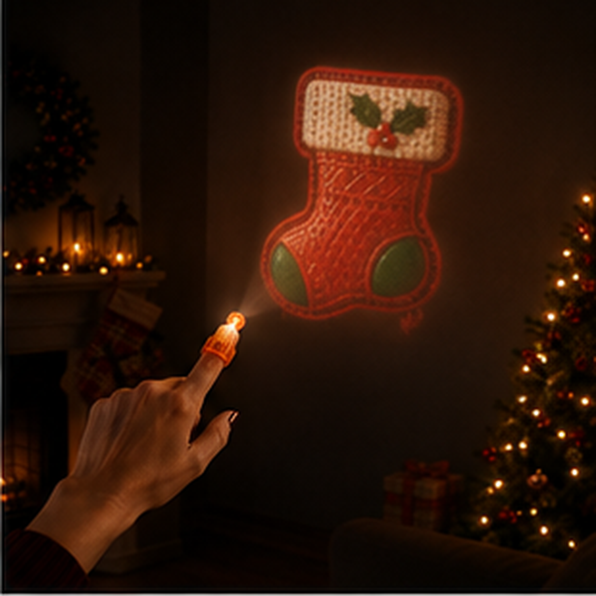 🎄Christmas Finger Projector Lights （16 PCS）– Mini Pattern Projector