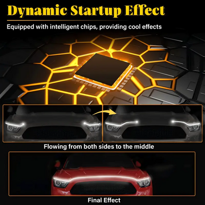 ✈️Last Day 50% OFF✨71' High Brightness car Hood Gap LED Strip-Dynamic Scan Activated Design