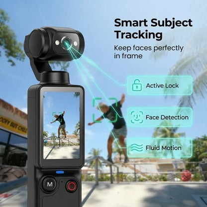 2026 Newest Xtra Pro — 2.5K AI Pocket Camera with 180° Rotating Lens