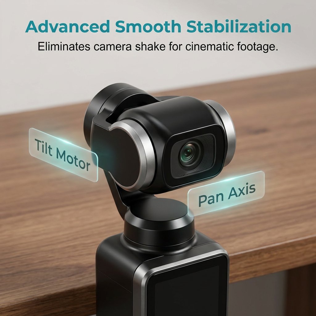 2026 Newest Xtra Pro — 2.5K AI Pocket Camera with 180° Rotating Lens