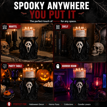 🌎Ends Today: 70% OFF!🔥👻 Ghost Candle Holder for Spooky Home Decor