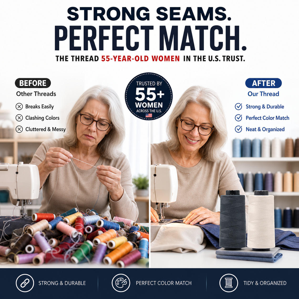 ✈️Last Day 50% OFF✨🧵All-purpose sewing thread