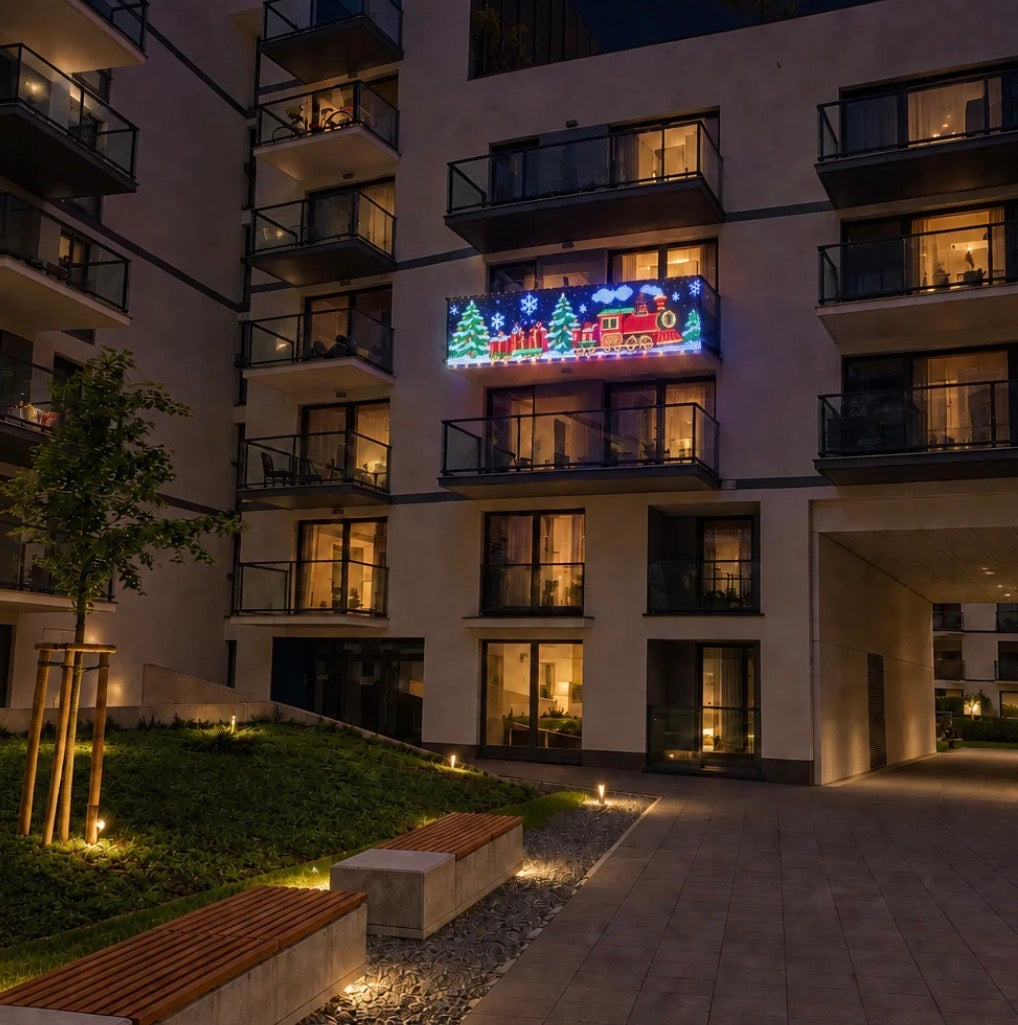 🎅💡GlowCanvas Smart Christmas Curtain Lights – App-Controlled DIY Animated LED Display