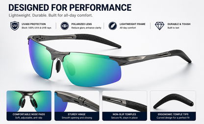 🏅100K+ Sold ✨New-Photochromic Sunglasses with Anti-glare Polarized Lens