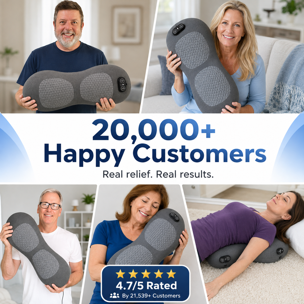 🌎Ends Today: 70% OFF!🔥3-in-1 Multi-functional Lumbar and Cervical Support Pillow