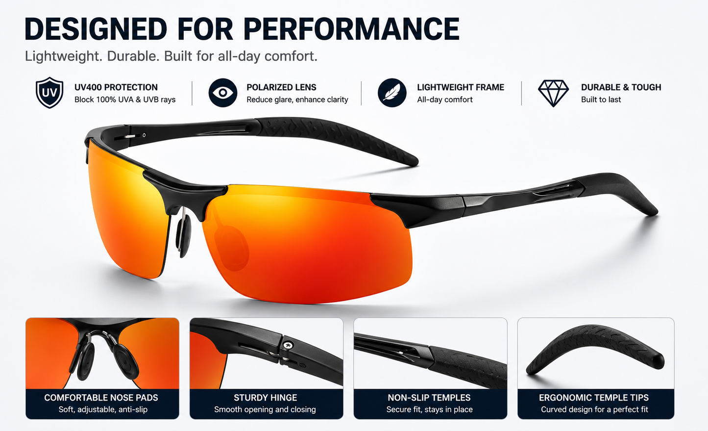 🏅100K+ Sold ✨New-Photochromic Sunglasses with Anti-glare Polarized Lens