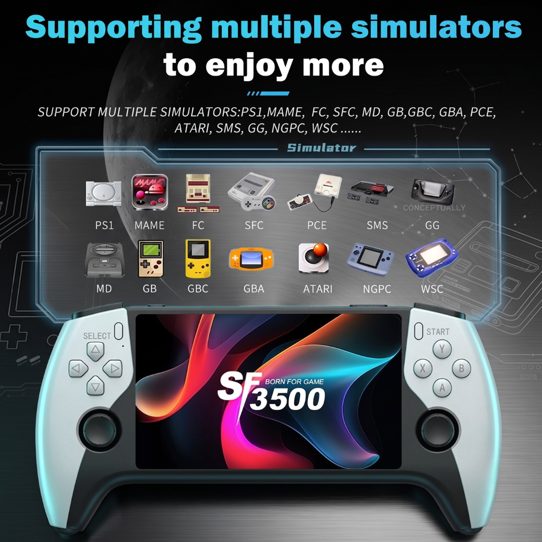 🎄Christmas Sale 40% OFF🎁 Ahlwoultra Retro Handheld Game Console with HD 5-inch IPS Screen over 20,000 Games