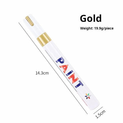 🎨 Oil-Based Paint Marker – Waterproof Quick-Dry Pen for Tires, Metal, Glass & More