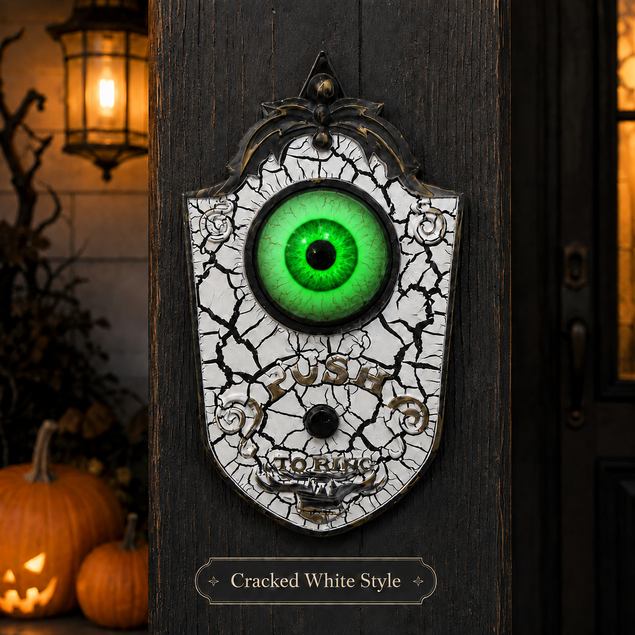 👁️ Animated Eyeball Doorbell with Light & Sound
