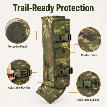 🌎Ends Today: 70% OFF!🔥Unisex Adjustable Outdoor Snake-Resistant Leg Gaiters, Abrasion-Resistant Durable Fabric Protective Gear for Hunting, Hiking