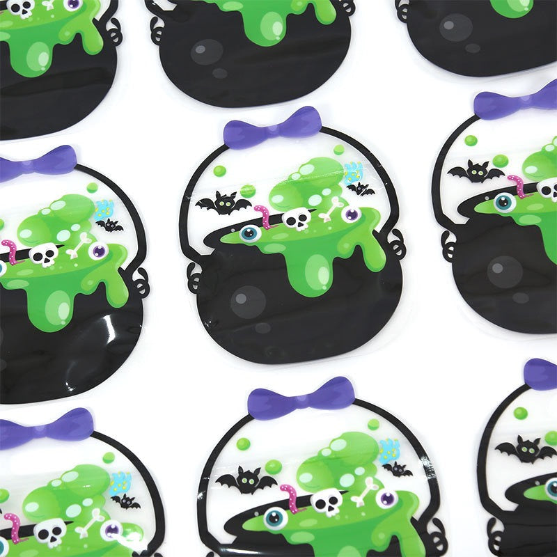 👻Halloween Bestsellers-Halloween Transparent Pumpkin Favor Bags