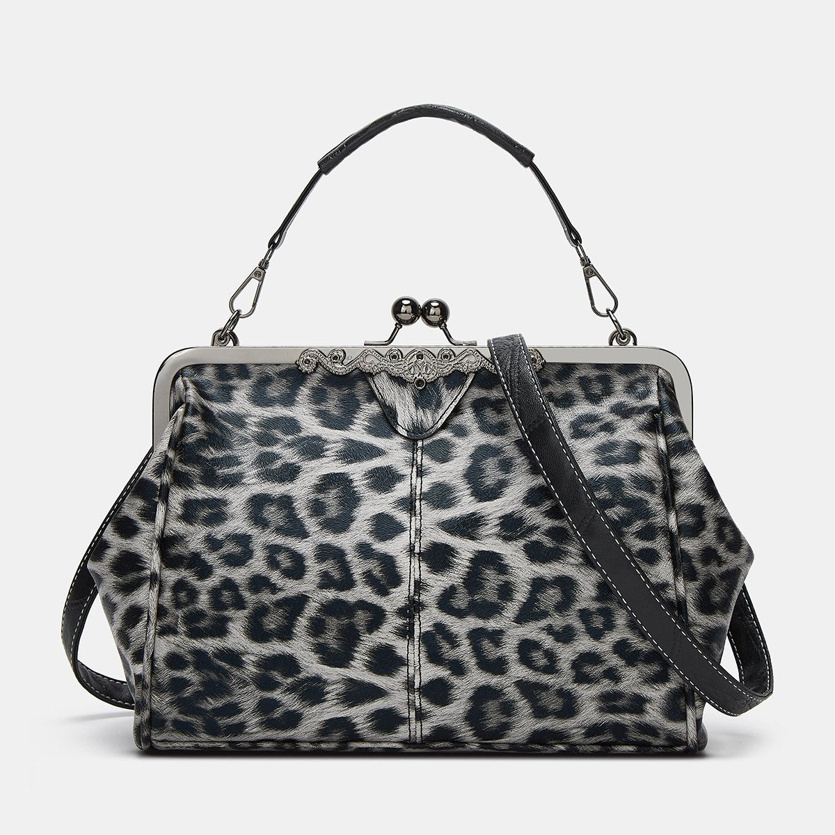 💼2026 New Kattee Elegant Waterproof Women’s Leather Kiss-Lock Tote Handbag