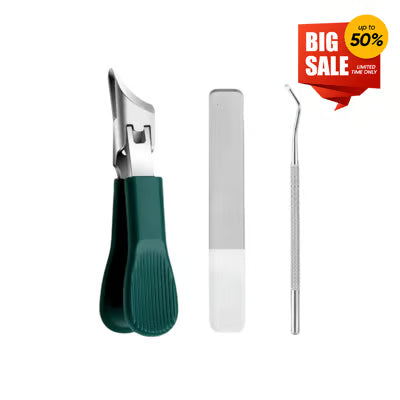Premium 3-Piece Eagle Beak Nail Clipper Set