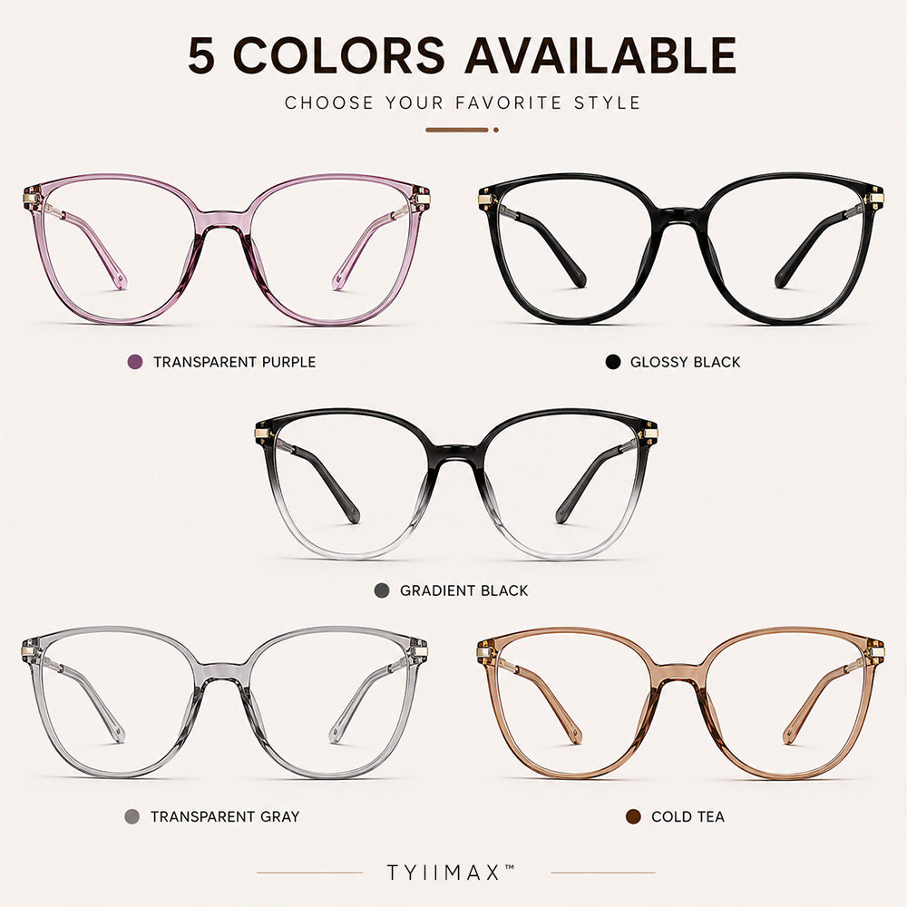 🏅Best Seller🕶️ Oversized Fashion Prescription Glasses – Trendy Photochromic Lenses with Blue Light Blocking ✨