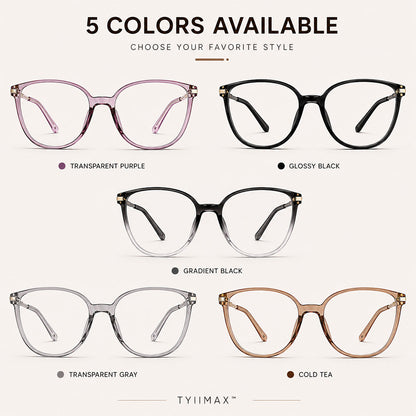 🏅Best Seller🕶️ Oversized Fashion Prescription Glasses – Trendy Photochromic Lenses with Blue Light Blocking ✨