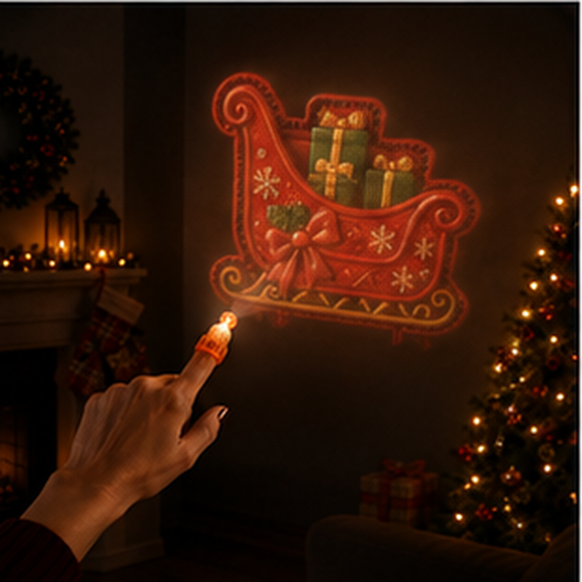 🎄Christmas Finger Projector Lights （16 PCS）– Mini Pattern Projector