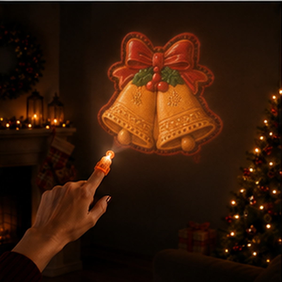 🎄Christmas Finger Projector Lights （16 PCS）– Mini Pattern Projector