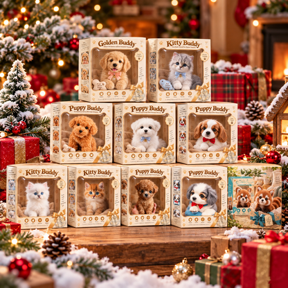 🎄49% OFF🐕🐾 Golden Buddy™ Realistic Robot Golden Retriever Puppy