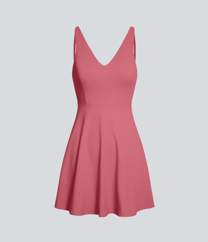 2-Piece Pocket Dance Active Dress