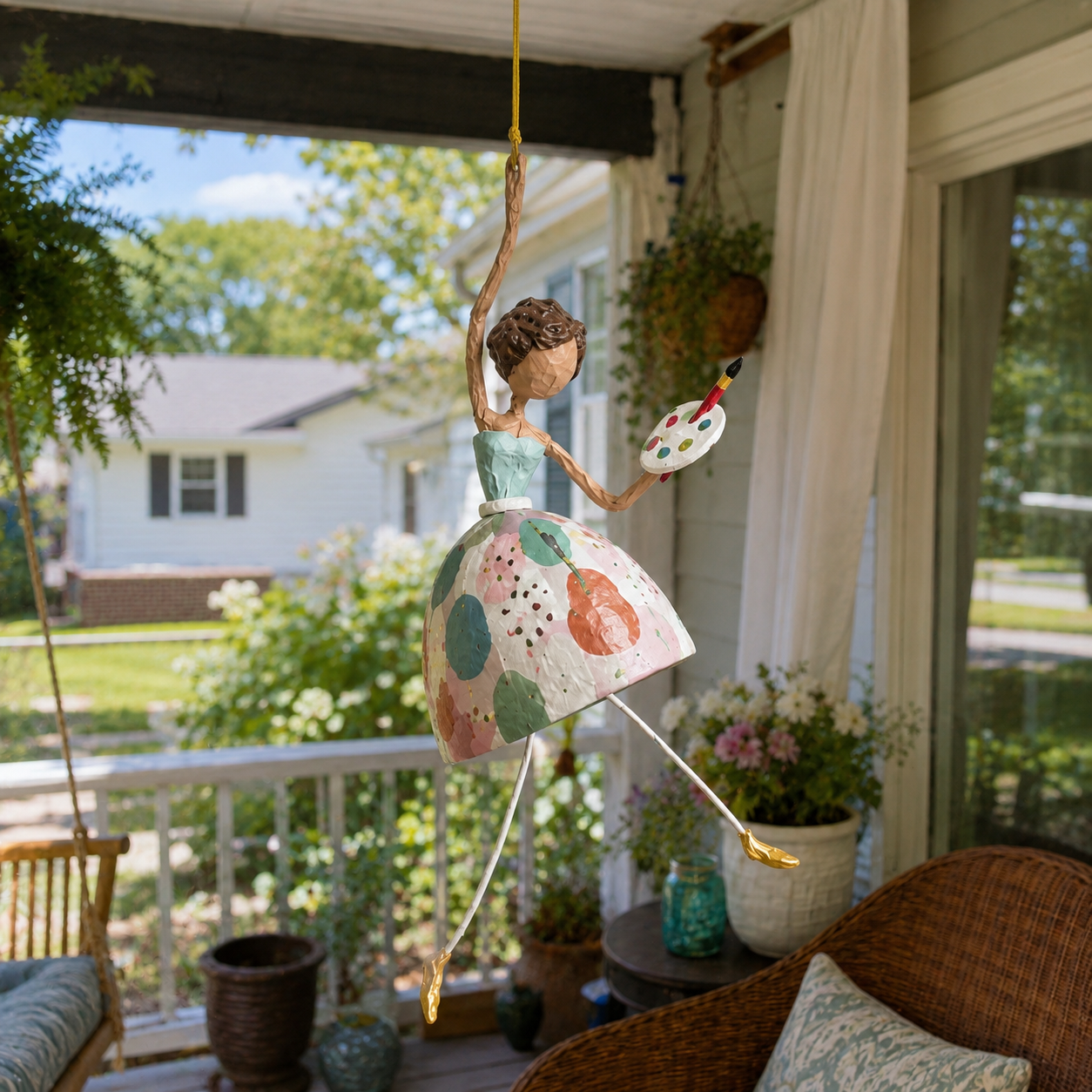🌈Whimsical Dancing Lady Hanging Ornament