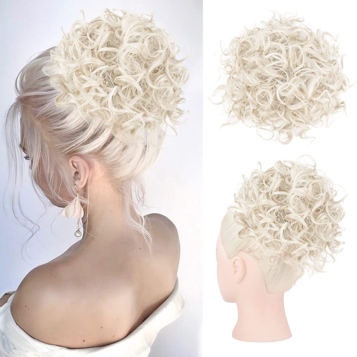 ✨HOT DEAL 55% OFF JUST PULL THE DRAWSTRING — INSTANT CURLY BUN.