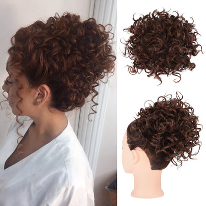 ✨HOT DEAL 55% OFF JUST PULL THE DRAWSTRING — INSTANT CURLY BUN.