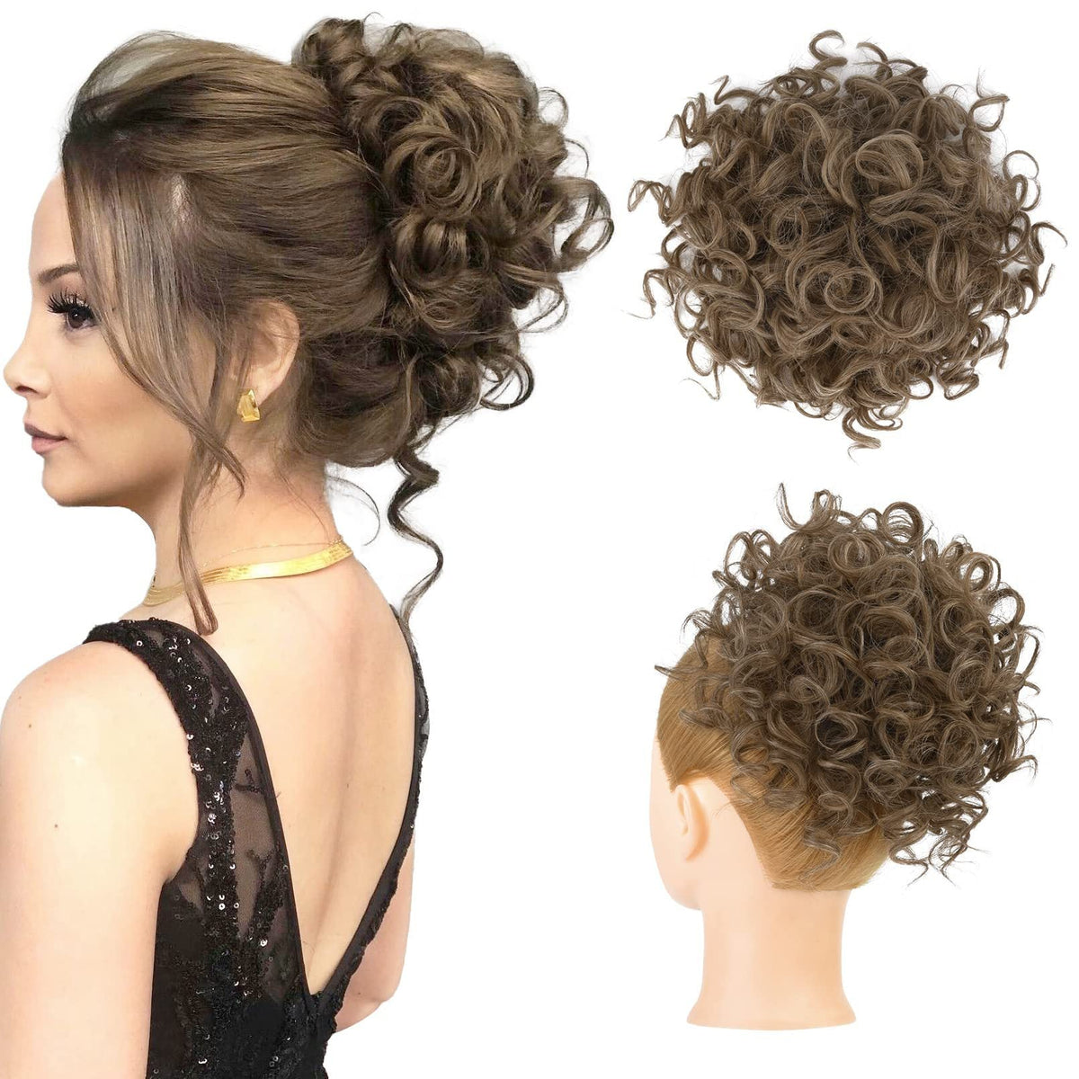 ✨HOT DEAL 55% OFF JUST PULL THE DRAWSTRING — INSTANT CURLY BUN.