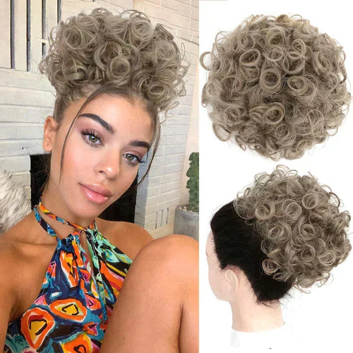 ✨HOT DEAL 55% OFF JUST PULL THE DRAWSTRING — INSTANT CURLY BUN.